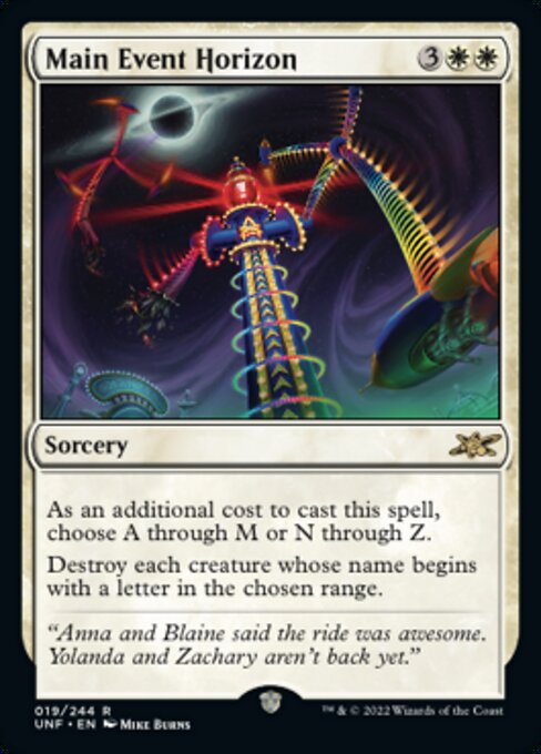 Main Event Horizon 19/244  - Rare Unfinity