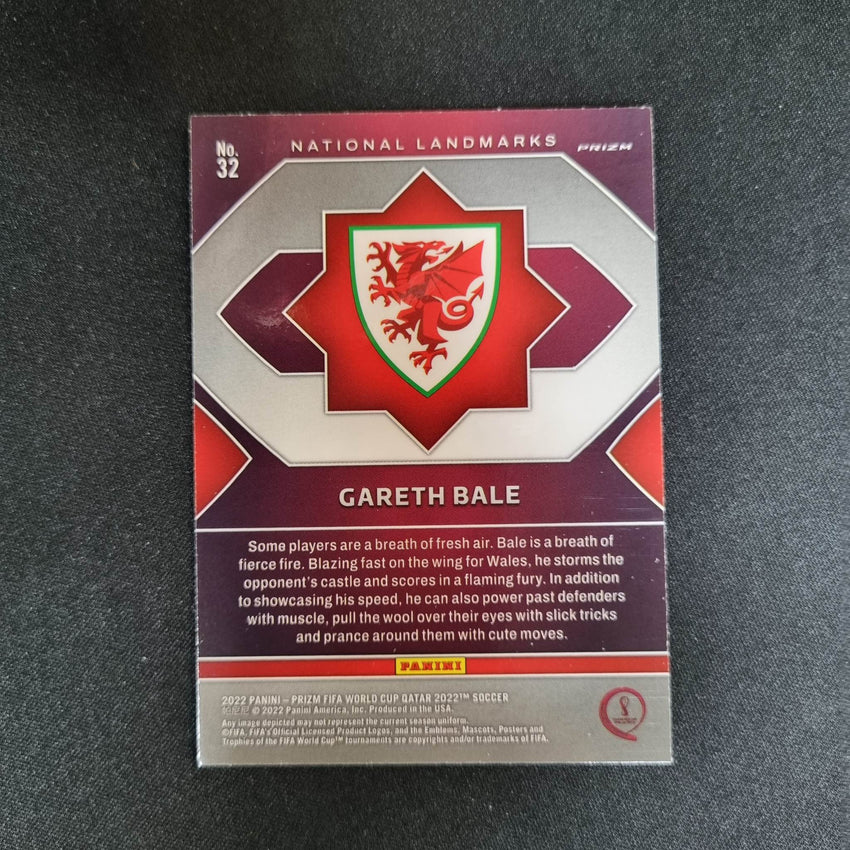 2022 Prizm Fifa World Cup Qatar Gareth Bale National Landmarks Ssp No 32