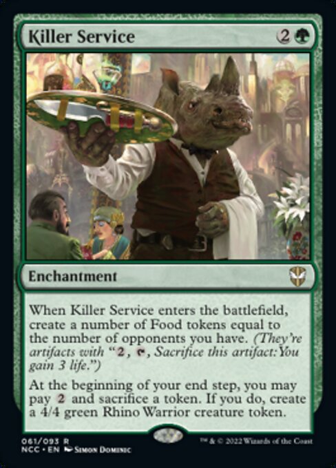 Killer Service 61/93 -  New Capenna Commander