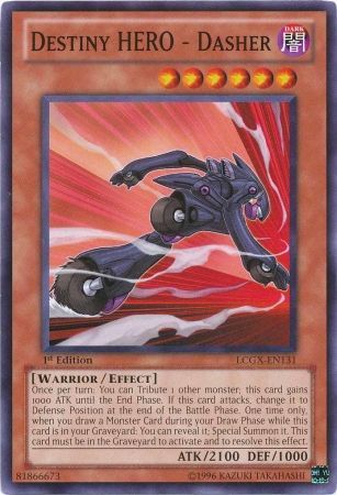 Destiny Hero - Dasher - Lcgx-en131 - Common 1st Edition