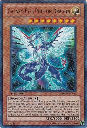 Galaxy-eyes Photon Dragon - Phsw-en011 - Ultra Rare 1st Edition Us Print