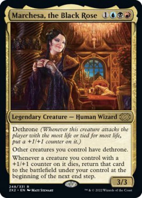 Marchesa, the Black Rose 248 /331 - Rare Double Masters 2022