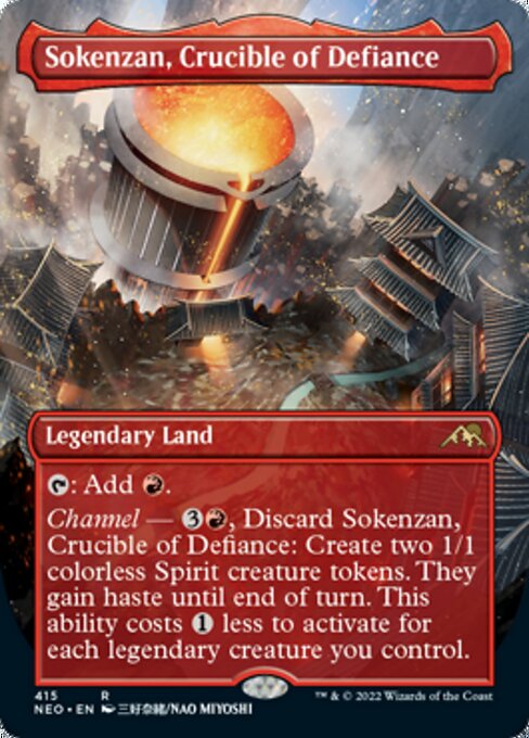 BORDERLESSSokenzan, Crucible of Defiance 415 -  Kamigawa Neon Dynasty