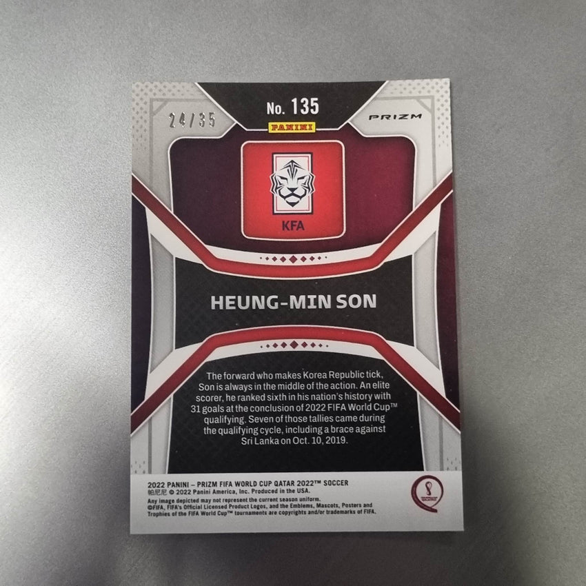 2022 Prizm Fifa World Cup Qatar Heung-min Son Breakaway Purple 24/35