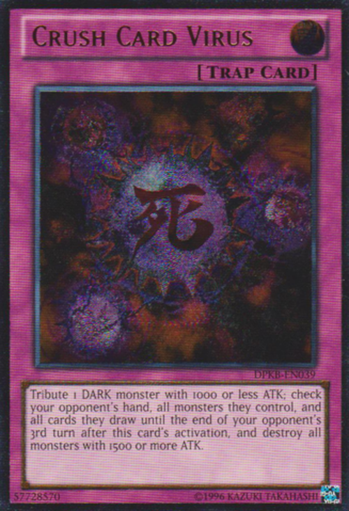 Crush Card Virus - DPKB-EN039 - Ultimate Rare-Cherry Collectables