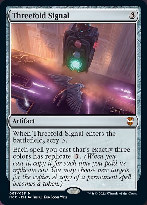 Threefold Signal 93/93 -  New Capenna Commander