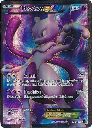 Mewtwo EX - 98/99 - Full Art Ultra Rare - Next Destinies Cherry Collectables Mewtwo EX - 98/99 - Full Art Ultra Rare - Next Destinies Cherry Collectables