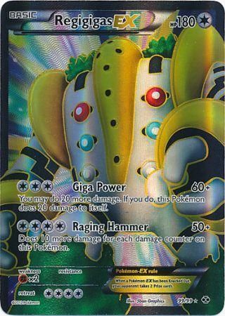 Regigigas EX - 99/99 - Full Art Ultra Rare - Next Destinies-Cherry Collectables