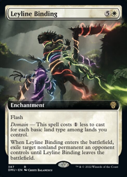 Leyline Binding - 387# - Rare - EXTENDED 
