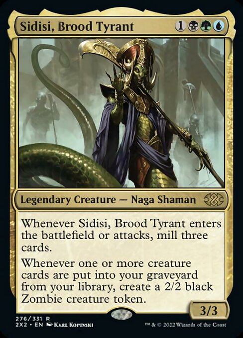 Sidisi, Brood Tyrant 276 /331 - Rare Double Masters 2022