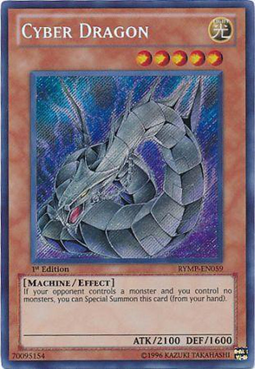 Cyber Dragon - RYMP-EN059 - Secret Rare 1st Edition-Cherry Collectables