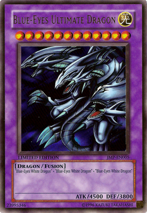 Blue-Eyes Ultimate Dragon - JMP-EN005 - Ultra Rare-Cherry Collectables