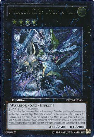 Ultimate Rare - Number C39 Utopia Ray - ORCS-EN040 1st Edition-Cherry Collectables