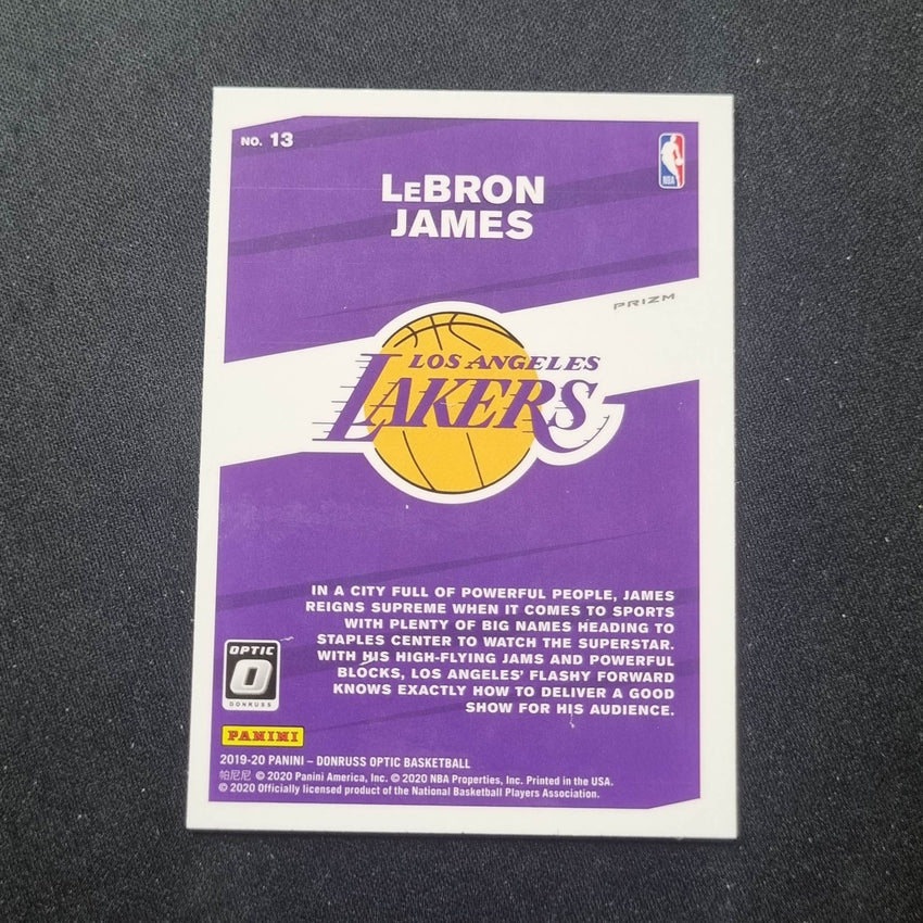 2019-20 Donruss Optic LEBRON JAMES My House Holo Silver #13