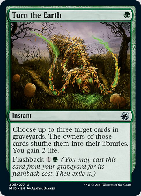205Turn the Earth 205/277 Uncommon - Midnight Hunt