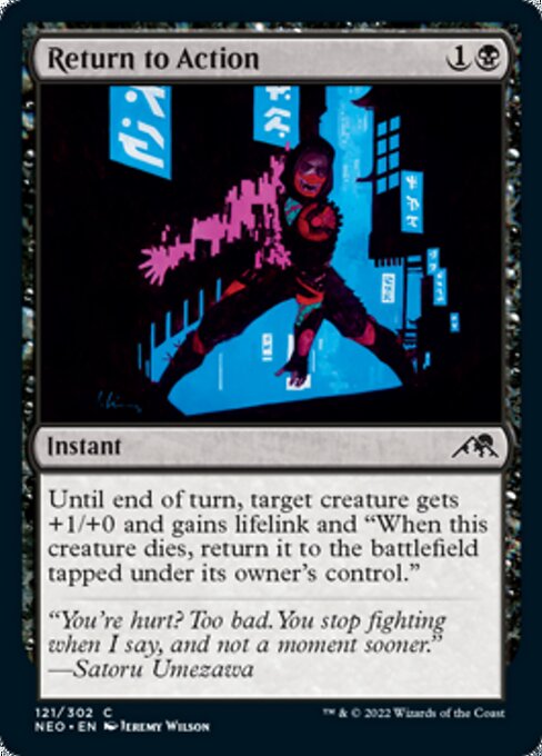 Return to Action 121/302 -  Kamigawa Neon Dynasty CONNN