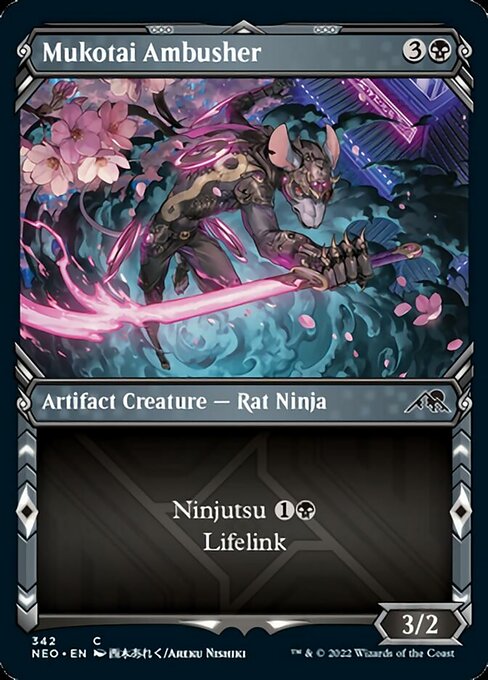 SHOWCASEMukotai Ambusher 342 -  Kamigawa Neon Dynasty