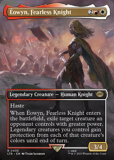 BORDERLESS Éowyn, Fearless Knight #430  - Rare Lord of the Rings: Tales of Middle-Earth