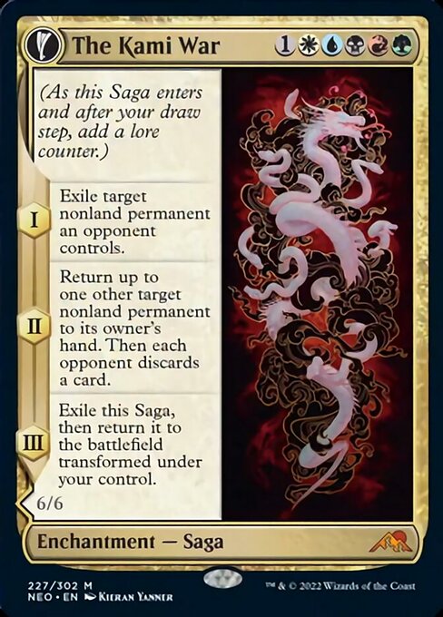 The Kami War // O-Kagachi Made Manifest 227/302 -  Kamigawa Neon Dynasty MYTH