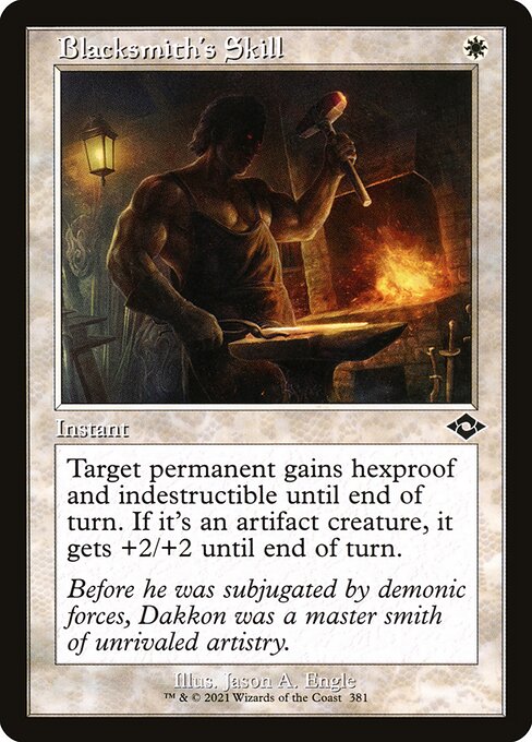FOIL RETRO Blacksmith's Skill #381 - MH2 Modern Horizons 2