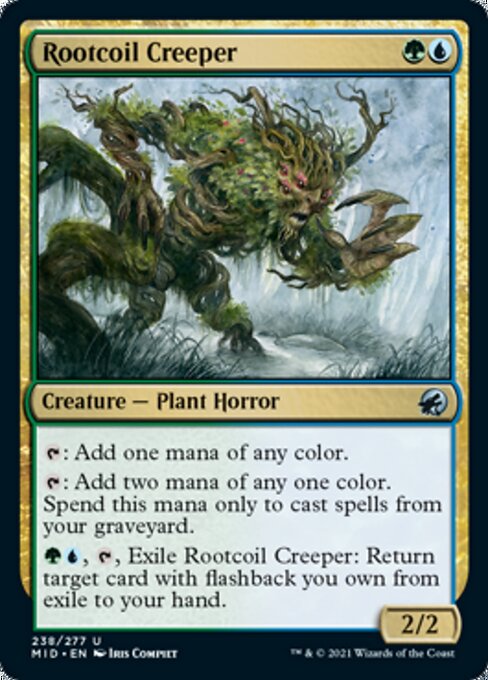 238Rootcoil Creeper 238/277 Uncommon - Midnight Hunt