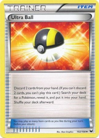 Ultra Ball - 102/108 - Uncommon-Cherry Collectables