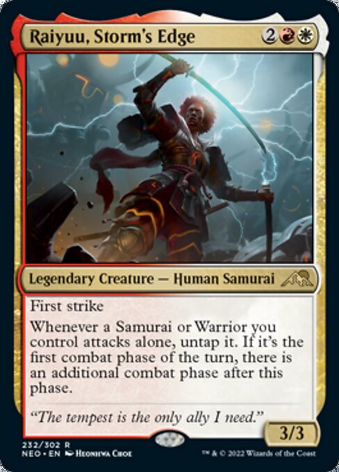 Raiyuu, Storm's Edge 232/302 -  Kamigawa Neon Dynasty RARE