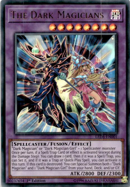 The Dark Magicians - LED6-EN001 - Ultra Rare 1st Edition-Cherry Collectables