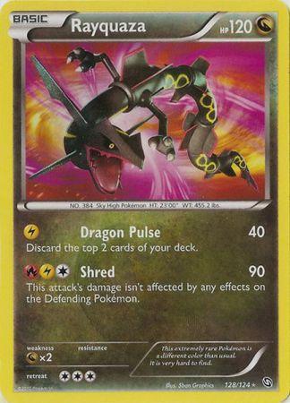 Rayquaza - 128/124 - Ultra Rare - Dragons Exalted-Cherry Collectables