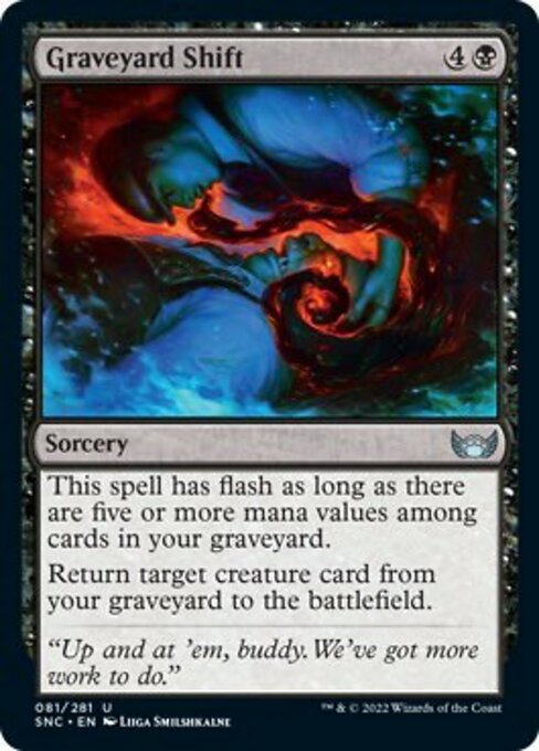 Graveyard Shift 81/281 - Uncommon   Streets of New Capenna