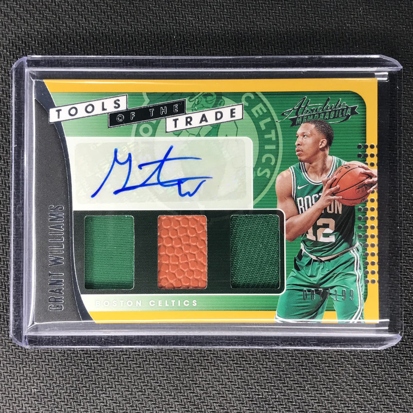 2019-20 Absolute GRANT WILLIAMS Tools Trade Rookie Jersey Auto 87/199-Cherry Collectables