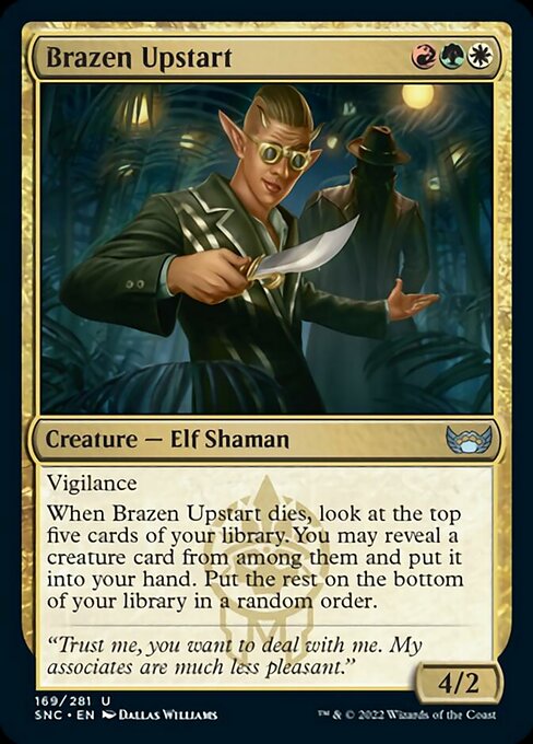Brazen Upstart 169/281 - Uncommon   Streets of New Capenna