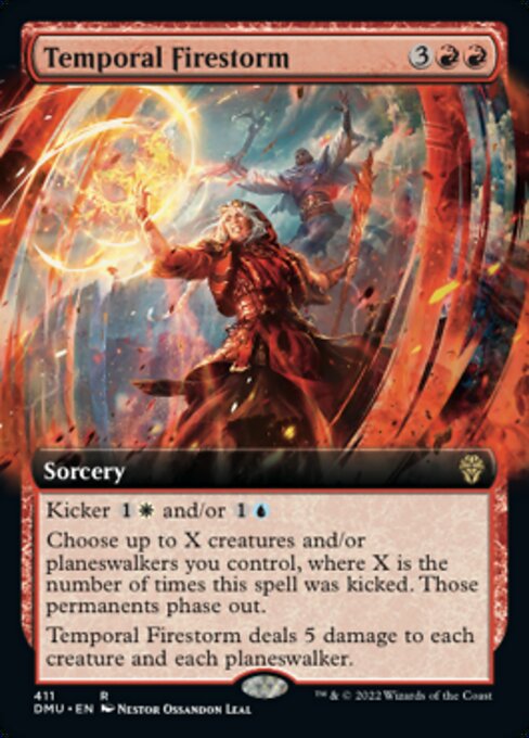 Temporal Firestorm - 411# - Rare - EXTENDED 