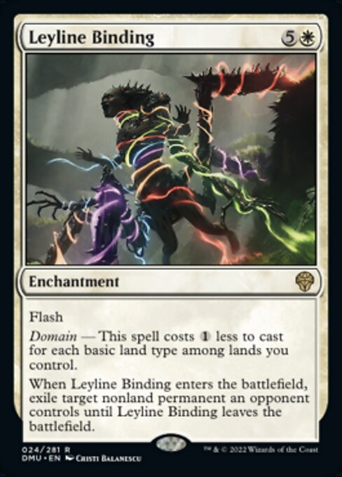 Leyline Binding - 24 /281 - Rare - FOIL 