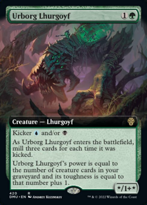 Urborg Lhurgoyf - 420# - Rare - EXTENDED 