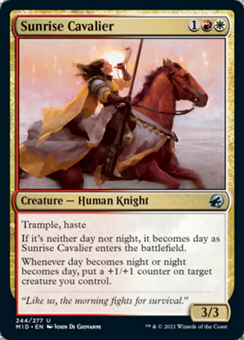 244Sunrise Cavalier 244/277 Uncommon - Midnight Hunt