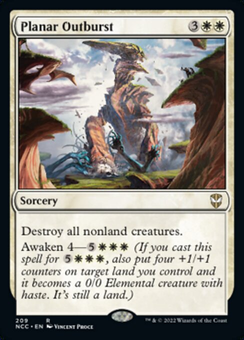 Planar Outburst #209 -  New Capenna Commander