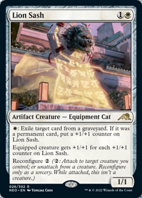 Lion Sash 26/302 -  Kamigawa Neon Dynasty RARE