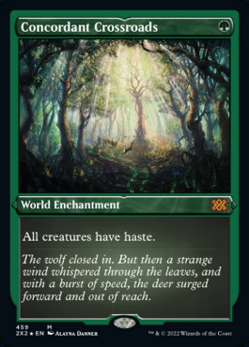 ETCHED FOIL Concordant Crossroads 459# - Mythic Double Masters 2022