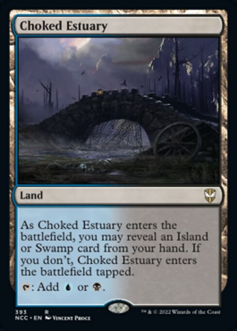 Choked Estuary #393 -  New Capenna Commander
