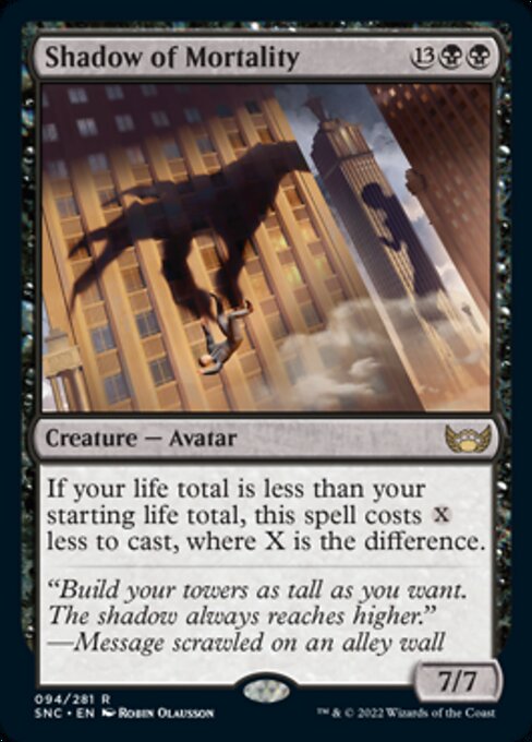 Shadow of Mortality 94/281 - Rare Streets of New Capenna