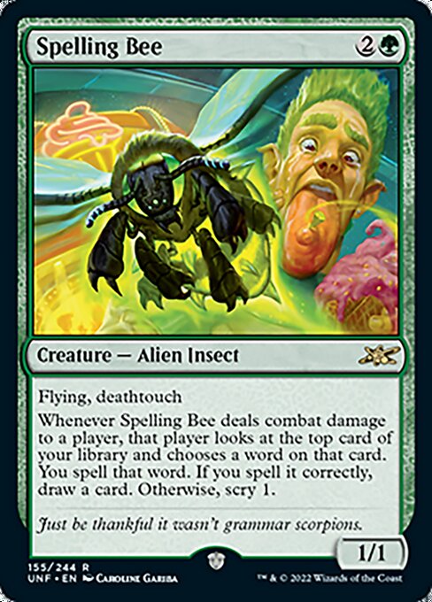 Spelling Bee 155/244  - Rare Unfinity
