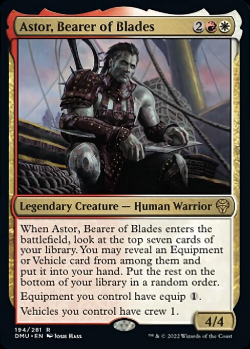 Astor, Bearer of Blades - 194 /281 - Rare - FOIL 