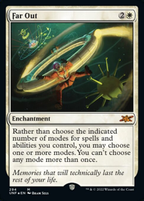 GALAXY FOIL Far Out #294 - Mythic Unfinity