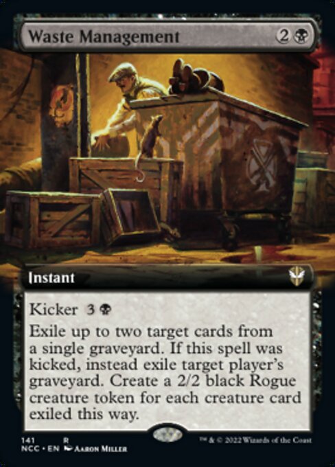 EXTENDED Waste Management #141 -  New Capenna Commander