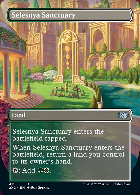 BORDERLESS Selesnya Sanctuary 411# - Uncommon Double Masters 2022