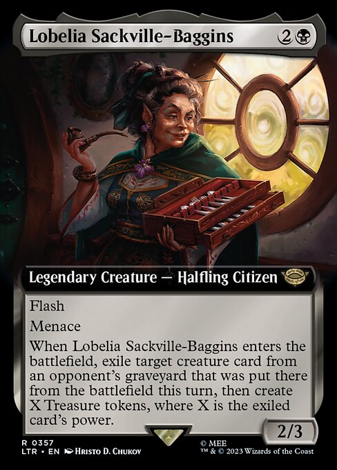 EXTENDED Lobelia Sackville-Baggins #357  - Rare Lord of the Rings: Tales of Middle-Earth