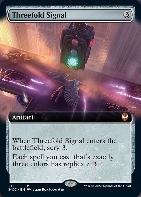 EXTENDED Threefold Signal #111 -  New Capenna Commander