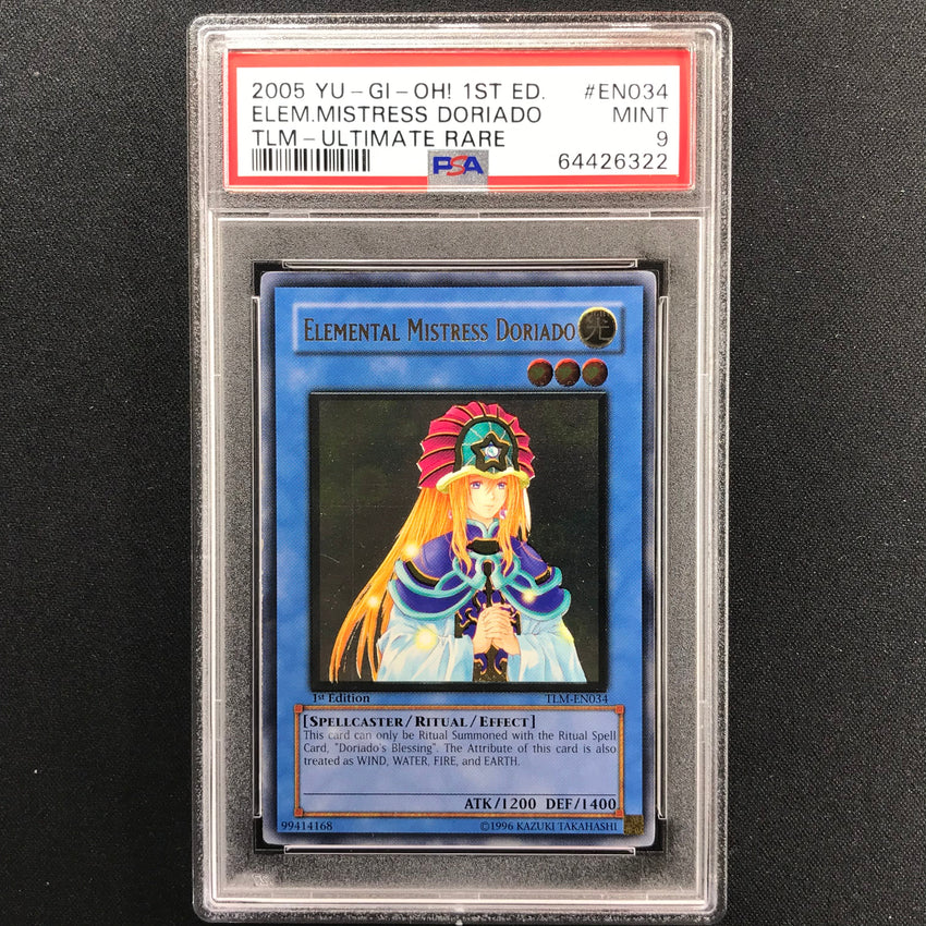 PSA 9 Elemental Mistress Doriado - TLM-EN034 - Ultimate Rare 1st Edition 322