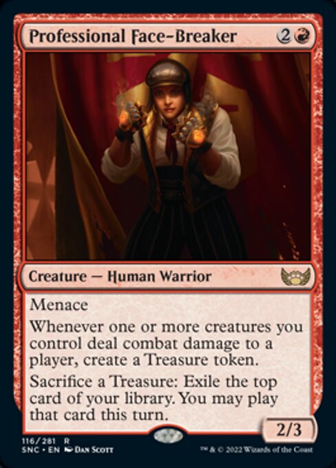 Professional Face-Breaker 116/281 - Rare Streets of New Capenna